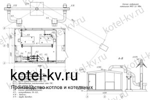 Блочная котельная БМК 1600 кВт с ГВС с резервом