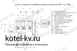 Чертежи блочно модульной котельной 7 МВт без ГВС