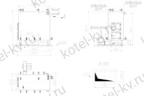 Котел на дровах 470 КВт чертежи